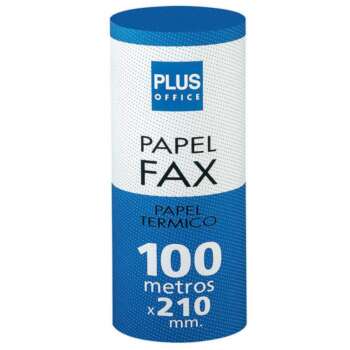 PAPEL FAX PLUS TERMICO 210MMX100MX25