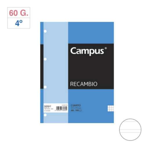 RECAMBIO CAMPUS 4º 100H 60G 4T DL2,5