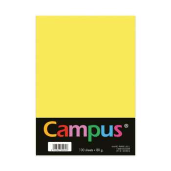 PAPEL CAMPUS A4 80GR 100H AMARILLO