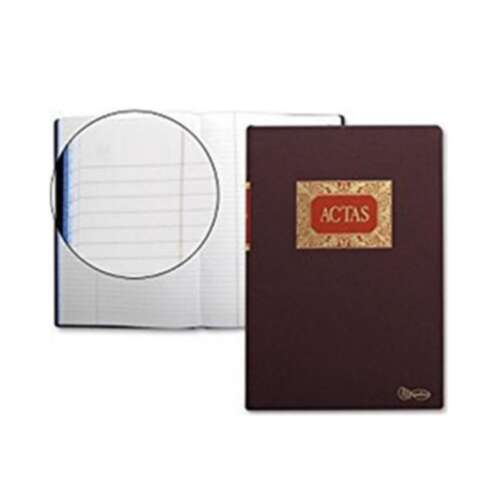 LIBRO ACTAS Fº NATURAL 100H RAYADO