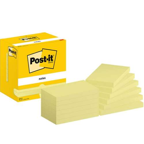 NOTA.ADH.POST-IT 76X127 100H AMARILLO