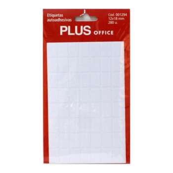 ETIQUETAS PLUS 12X18 5H 280U