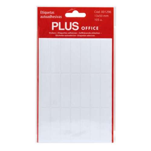 ETIQUETAS PLUS 13X50 5H 105U