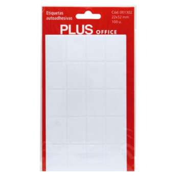 ETIQUETAS PLUS 22X32 5H 100U