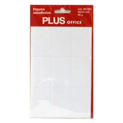 ETIQUETAS PLUS 34X53 5H 45U