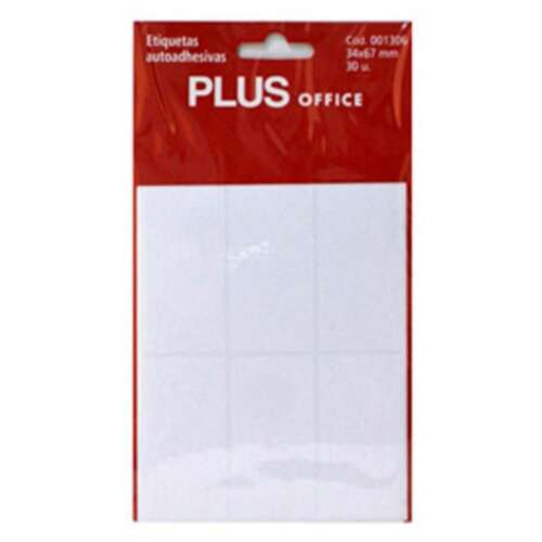 ETIQUETAS PLUS 34X67 5H 30U