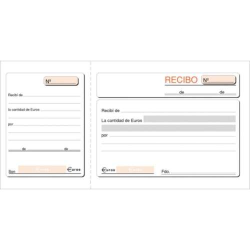 TALONARIO PLUS RECIBOS 3 DE Fº MATRIZ