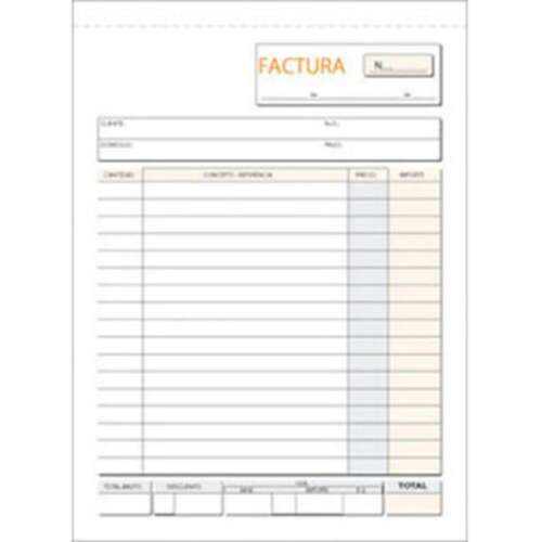 TALONARIO PLUS FACTURA 8º NAT. DUPLIC