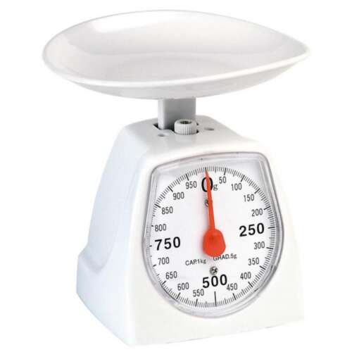 PESACARTAS MK PLASTICO BLANCO 1KG