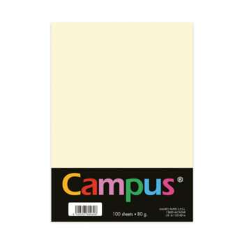 PAPEL CAMPUS A4 80GR 100H MARFIL