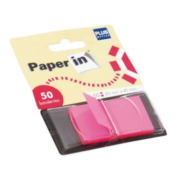 BANDERITAS PAPER-IN 25X45 ROSA 50UD