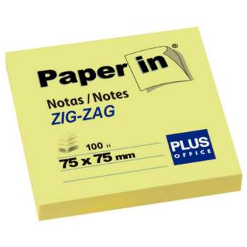 NOTA ADH.PAPER-IN 75X75 ZIG-ZAG AMARI