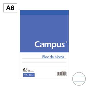 BLOC NOTAS CAMPUS A6 80H 60G PERF HN