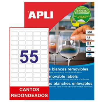 ETIQUETAS APLI A4 36,8X23,8 REMV.100H