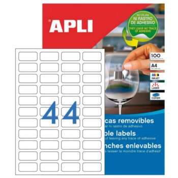 ETIQUETAS APLI A4 48,5X25,4 REMV.100H