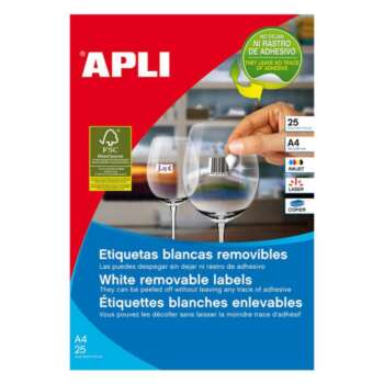 ETIQUETAS APLI A4 35,6x16,9 C.ROM/25H