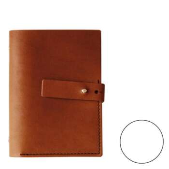 AGENDA MK PIEL PEQUEÑ MARRON OSC LISO