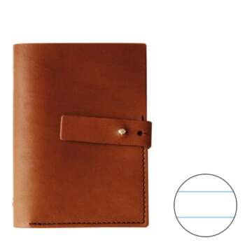 AGENDA MK PIEL PEQUEÑ MARRON OSC HORZ