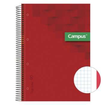BLOC CAMPUS A4 T.F 80H 90G CN5 ROJO