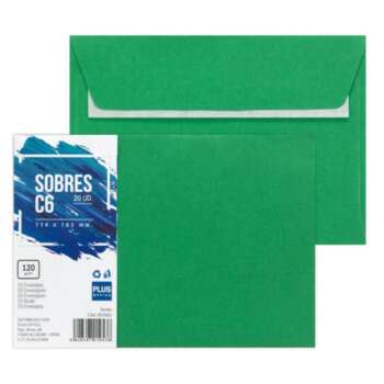 SOBRE PLUS 114*162 VERDE