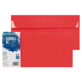 SOBRE PLUS 110x220 ROJO
