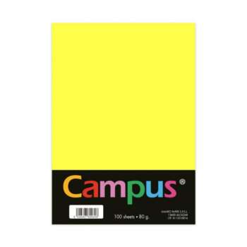 PAPEL CAMPUS A4 80GR 100H AMARI.LIMON