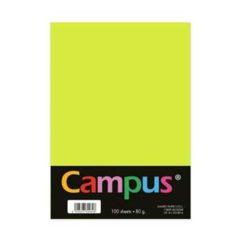 PAPEL CAMPUS A4 80GR 100H AMARI.NEON