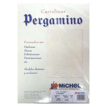 PAPEL PERGAMINO A4 25H ELEFANTE HUESO