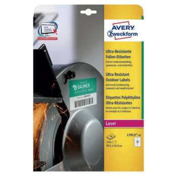 ETIQUETAS AVERY POLIETI.99,1x42,3 10H