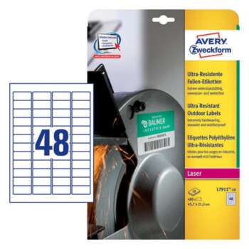 ETIQUETAS AVERY POLIETI.210x148 10H