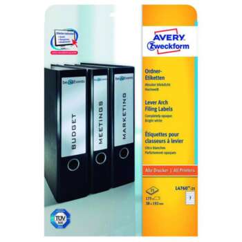 ETIQUETA LOMERA AVERY ADH.192x38 /25H