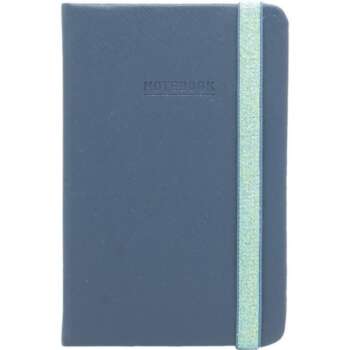 LIBRETA MO A6 NB 96H 80G LISO AZUL