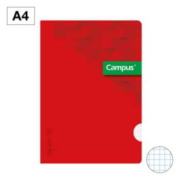 LIBRETA CAMPUS A4 PP 48H 90G CN4 ROJO