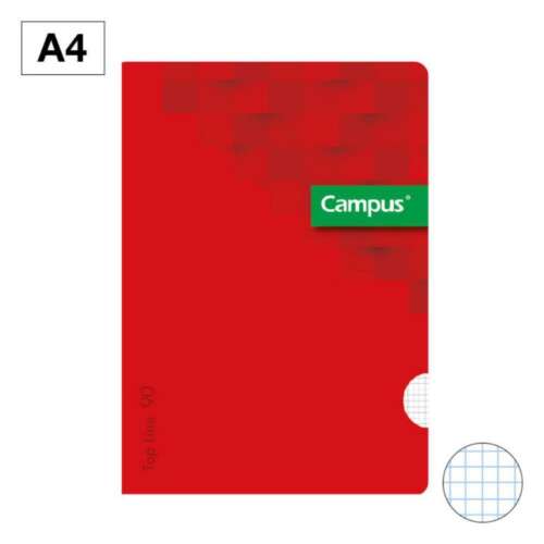 LIBRETA CAMPUS A4 PP 48H 90G CN4 ROJO