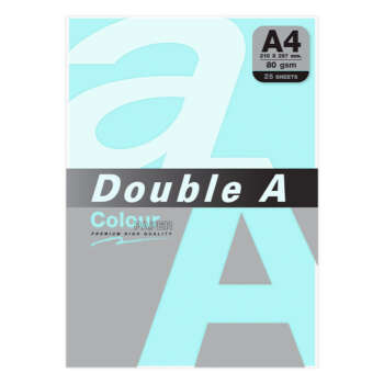 PAPEL DOUBLE A A4 80GR 25H AZUL OCEAN