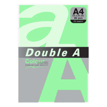 PAPEL DOUBLE A A4 80GR 25H ESMERALDA