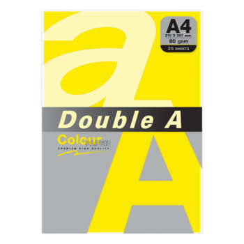 PAPEL DOUBLE A A4 80GR 25H LIMON