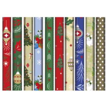 PAPEL REGALO 70X200 SURT.NAVIDAD