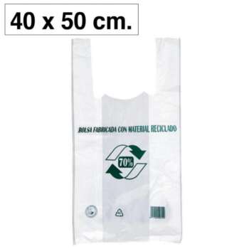 BOLSA CAMISETA MAKRO 50MC 40X50 /100U