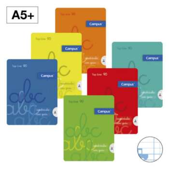 LIBRETA CAMPUS A5+ T.PP 48H 90G P.5
