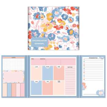 SET ORGANIZADOR SEMANAL CAMPUS FLORES