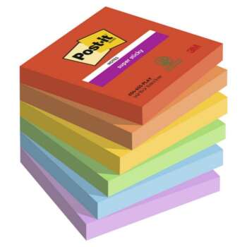 NOTA ADH.POST-IT 76x76 6X90H PLAYFUL