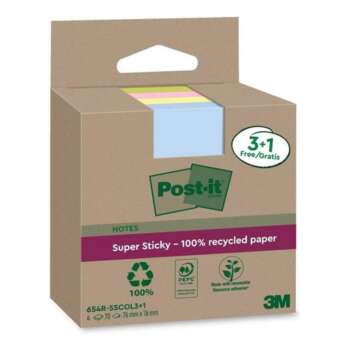 NOTA SADH.POST-IT 76X76MM 4x70H REC M