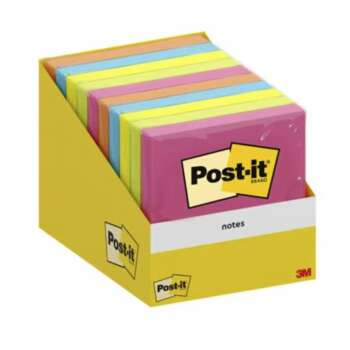 NOTA ADH.POST-IT 76X76 COL.SURT 100H