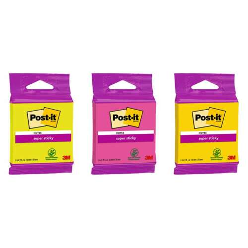 NOTA SADH.POST-IT 76X76 SURT 75/12U