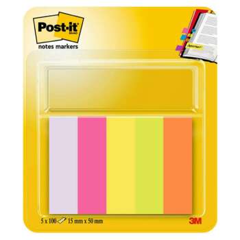 BANDERITA POST-IT NEON 5 BLOCS 100H