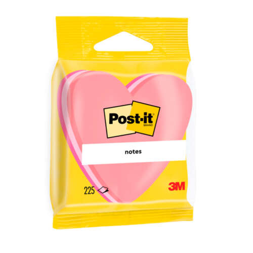 NOTA ADH.POST-IT 70X70 CORAZON 225H