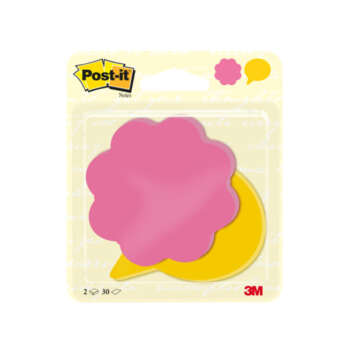 NOTA ADH.POST-IT 72,5X72,5 FLOR 30H