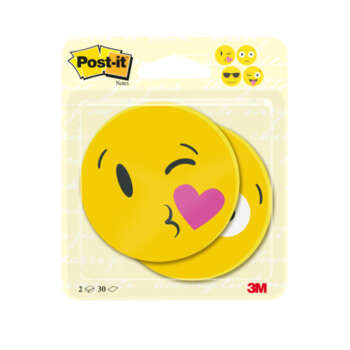 NOTA ADH.POST-IT 70X70 SMILEY 30H
