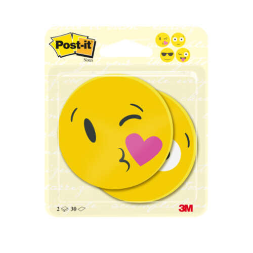 NOTA ADH.POST-IT 70X70 SMILEY 30H